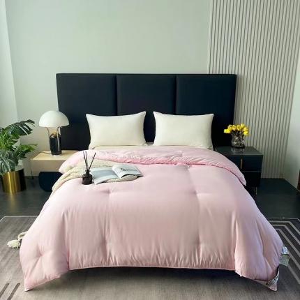 91家纺网 家纺一手货源 找家纺 玖琳 2022新款80S高品质CS被LOVE系列CS被 粉色