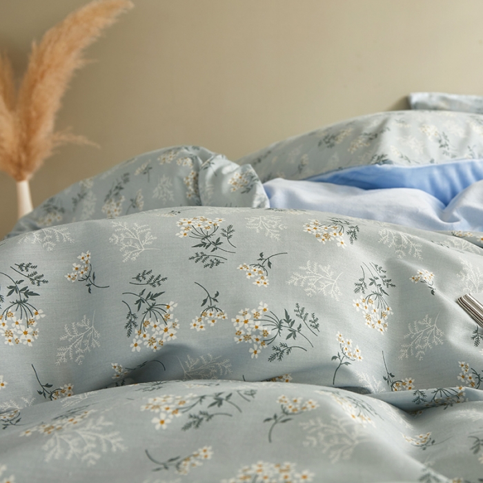 91家纺网 家纺一手货源 找家纺 怡家居 2022秋冬A版棉B版水晶绒四件套果实