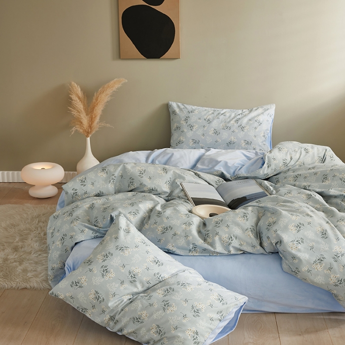 91家纺网 家纺一手货源 找家纺 怡家居 2022秋冬A版棉B版水晶绒四件套果实