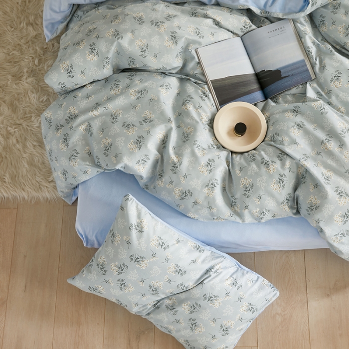 91家纺网 家纺一手货源 找家纺 怡家居 2022秋冬A版棉B版水晶绒四件套果实