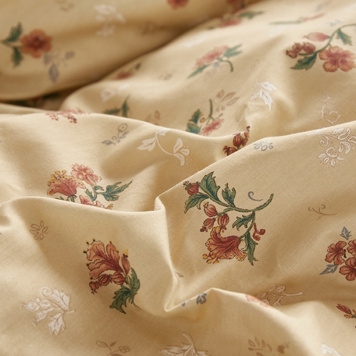 91家纺网 家纺一手货源 找家纺 怡家居 2022秋冬A版棉B版水晶绒四件套茉香