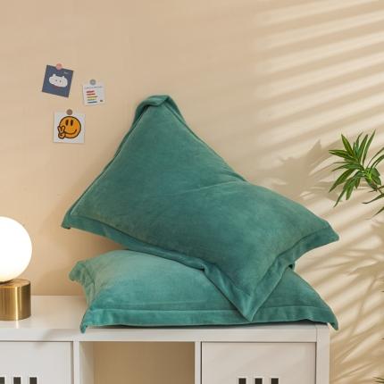 91家纺网 家纺一手货源 找家纺 （总）好阁家纺 2023新款牛奶绒纯色枕套