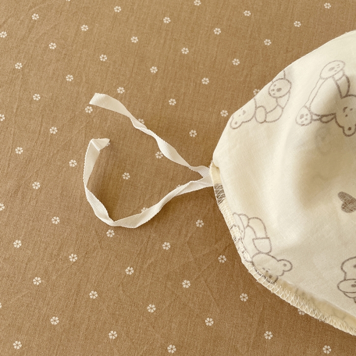 91家纺网 家纺一手货源 找家纺 千朵 2022新款13372简单款四件套 爱心熊