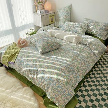 千朵 2022新款13372简单款四件套 精灵花园