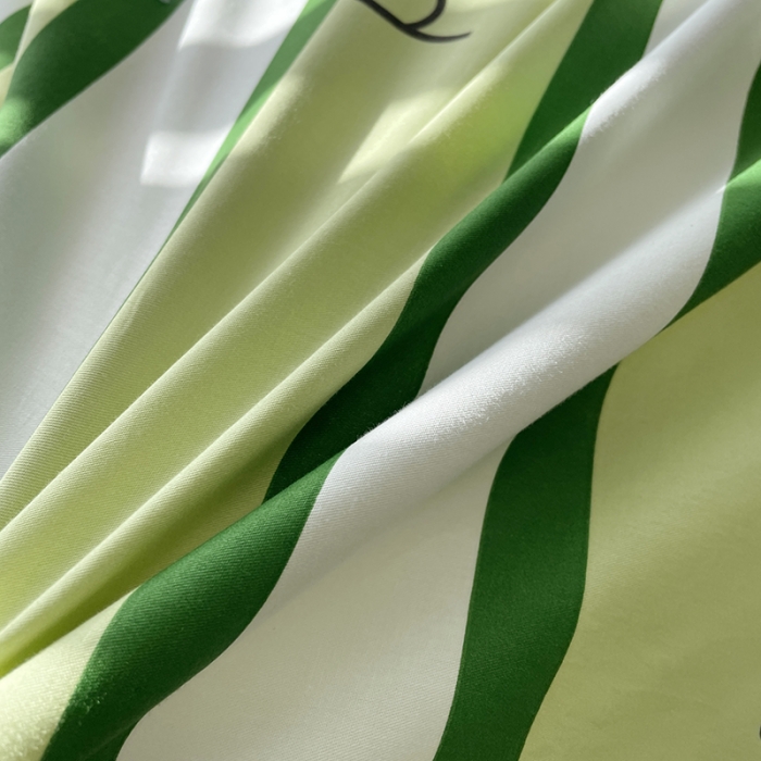 91家纺网 家纺一手货源 找家纺 千朵 2022新款13372简单款四件套 夏日风绿