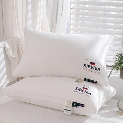 91家纺网 家纺一手货源 找家纺 （总）仁宇枕业 2022新款西伯利亚原棉A类舒适羽丝绒枕头