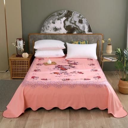 91家纺网 家纺一手货源 找家纺 （总）居美良品 全棉国民床单老式粗布纯棉老上海床单花边款