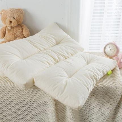 （总）雅布 2022新款全棉A类宝宝定型羽丝绒枕枕头枕芯一