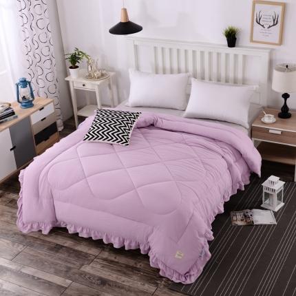 91家纺网 家纺一手货源 找家纺 （总）畅畅家纺 2022新款双层荷叶边水洗棉冬被