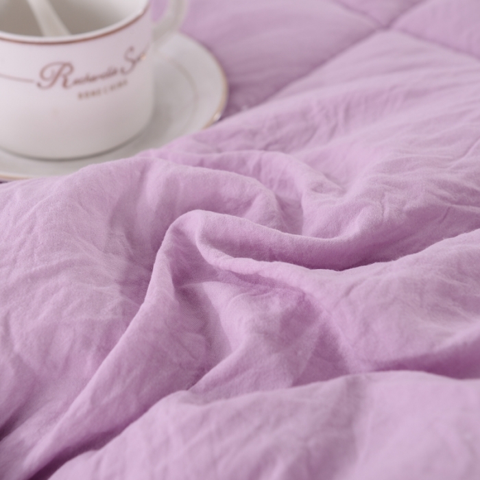 91家纺网 家纺一手货源 找家纺 （总）畅畅家纺 2022新款双层荷叶边水洗棉冬被