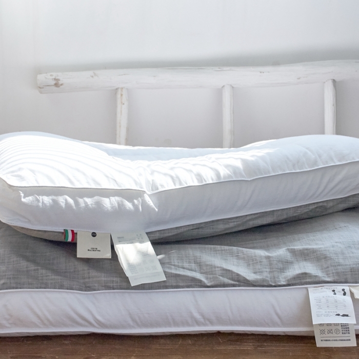 91家纺网 家纺一手货源 找家纺 （总）方回 2022新款亚麻荞麦枕芯 48*74cm