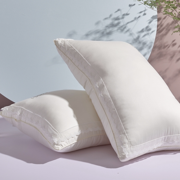 91家纺网 家纺一手货源 找家纺 （总）方回 2022新款茜茜公主牛奶蛋白枕 48*74cm