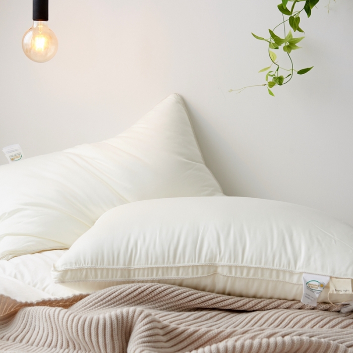 91家纺网 家纺一手货源 找家纺 （总）方回 2022新款牛奶美肤枕 48*74cm