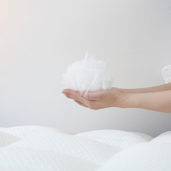 91家纺网 家纺一手货源 找家纺 （总）方回 2022新款立体针织绒五分区枕 48*74cm