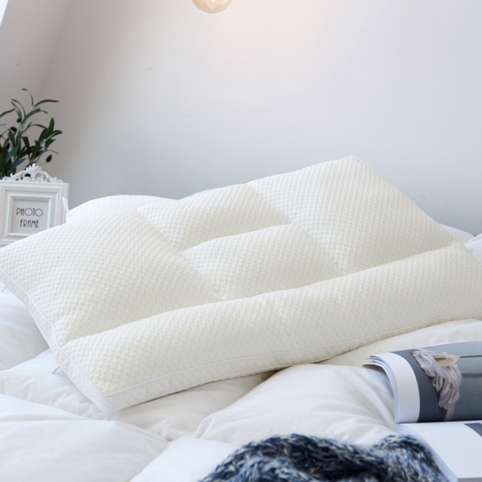 91家纺网 家纺一手货源 找家纺 （总）方回 2022新款立体针织绒五分区枕 48*74cm