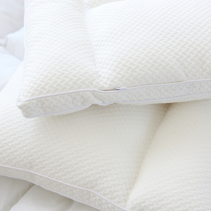 91家纺网 家纺一手货源 找家纺 （总）方回 2022新款立体针织绒五分区枕 48*74cm