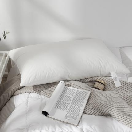 91家纺网 家纺一手货源 找家纺 （总）方回 2022新款日式虹夕羽毛复合枕（单边）