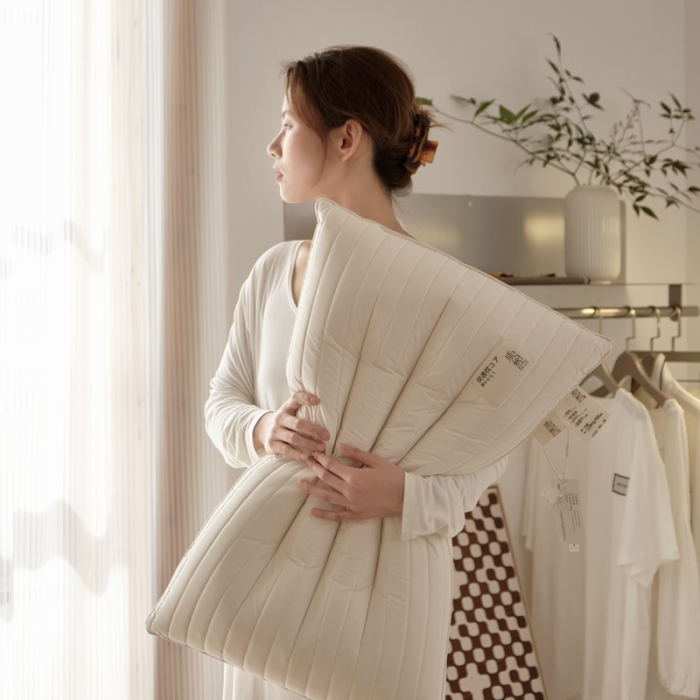 91家纺网 家纺一手货源 找家纺 （总）方回 2022新款质然-乳胶定型枕48*74cm