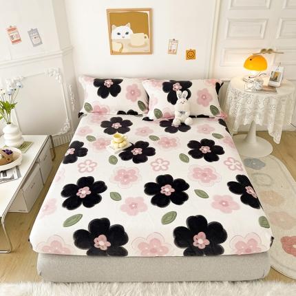 91家纺网 家纺一手货源 找家纺 (总）纽缦 2022新款牛奶绒床笠法莱水晶宝宝