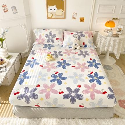 91家纺网 家纺一手货源 找家纺 (总）纽缦 2022新款牛奶绒床笠法莱水晶宝宝