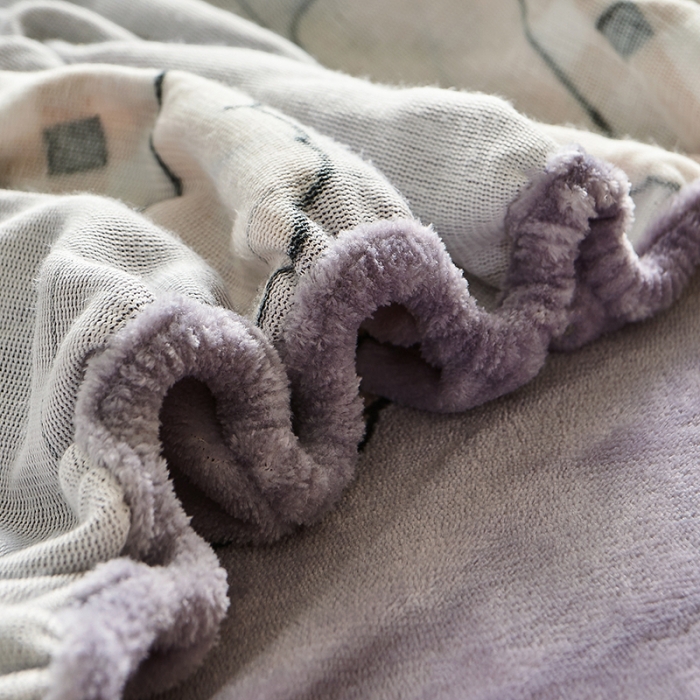 91家纺网 家纺一手货源 找家纺 纽缦 2022新款牛奶绒床笠法莱水晶宝宝 摩登小熊灰咖