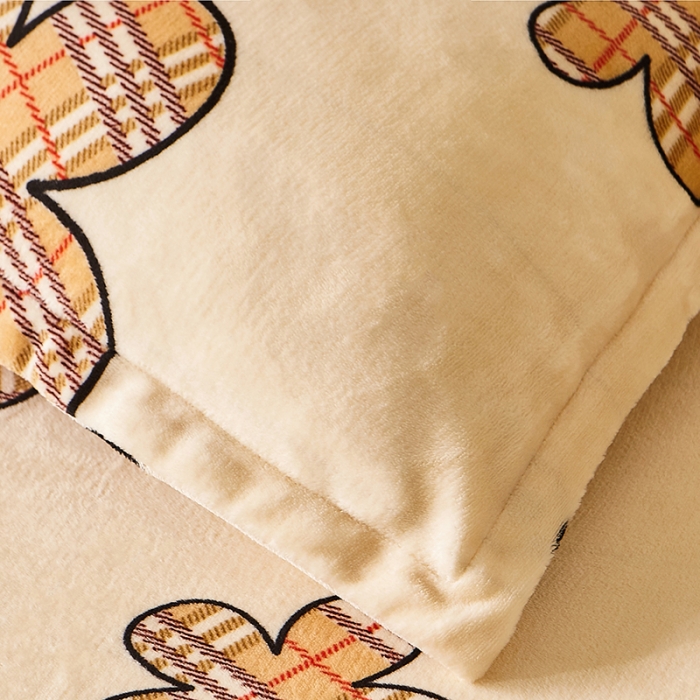 91家纺网 家纺一手货源 找家纺 纽缦 2022新款牛奶绒床笠法莱水晶宝宝 百花齐放