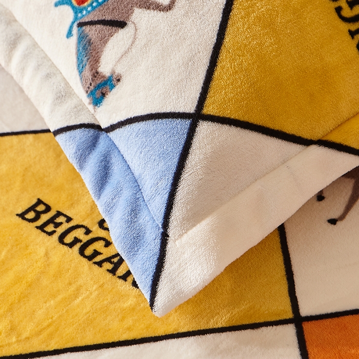 91家纺网 家纺一手货源 找家纺 纽缦 2022新款牛奶绒床笠法莱水晶宝宝 皇家白马