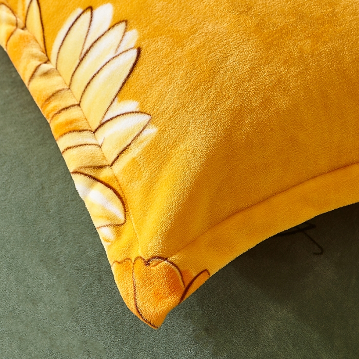 91家纺网 家纺一手货源 找家纺 纽缦 2022新款牛奶绒床笠法莱水晶宝宝 金色年华（大版）