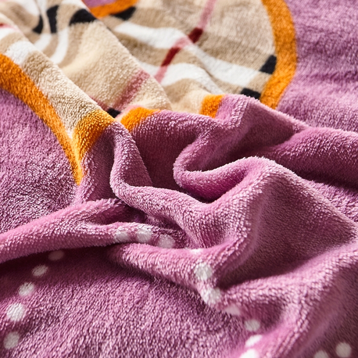 91家纺网 家纺一手货源 找家纺 纽缦 2022新款牛奶绒床笠法莱水晶宝宝 心动豆沙