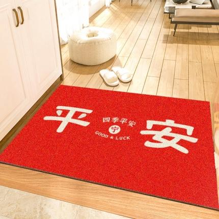 91家纺网 家纺一手货源 找家纺 （总）卡初家居 2022新款红色款丝圈地垫场景二