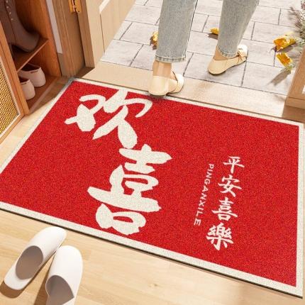 91家纺网 家纺一手货源 找家纺 （总）卡初家居 2023新款红色款丝圈地垫场景四