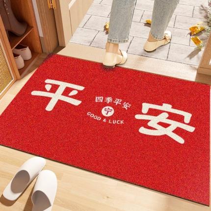 91家纺网 家纺一手货源 找家纺 （总）卡初家居 2023新款红色款丝圈地垫场景四