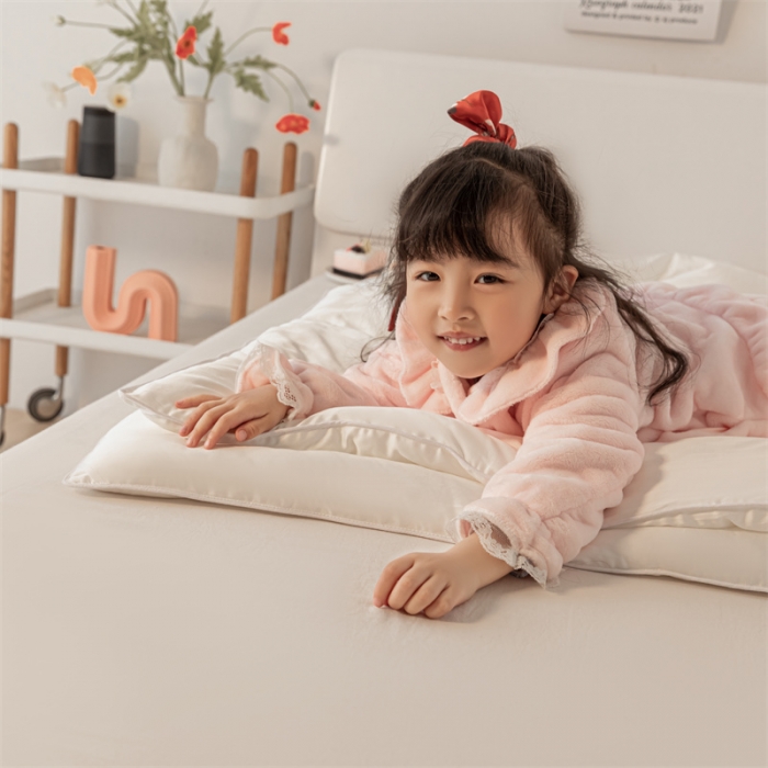 91家纺网 家纺一手货源 找家纺 （总）觉物 2022新款精梳棉儿童防驼背枕枕头枕芯