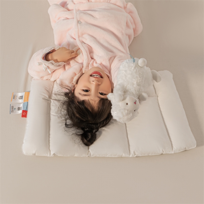 91家纺网 家纺一手货源 找家纺 （总）觉物 2022新款精梳棉儿童防驼背枕枕头枕芯