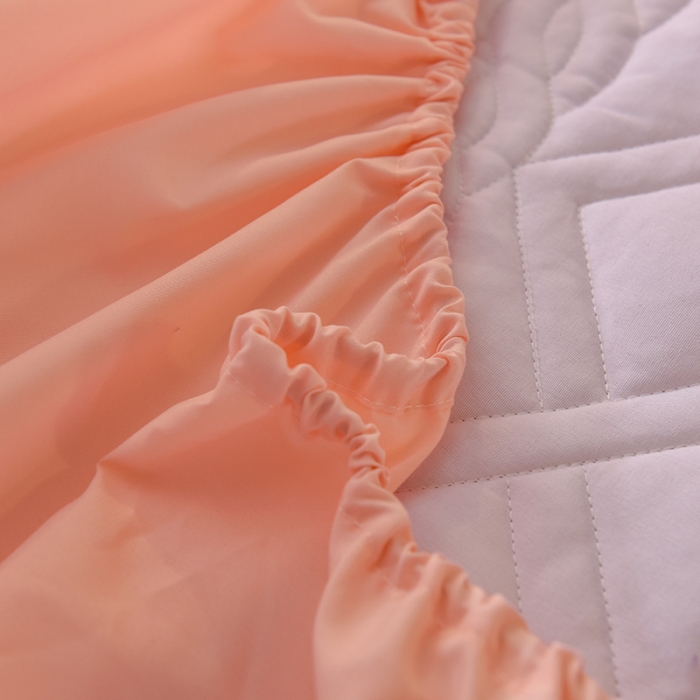 91家纺网 家纺一手货源 找家纺 豪选 2025新款羊羔绒德绒夹棉速暖加厚夹棉床笠 德绒玉色