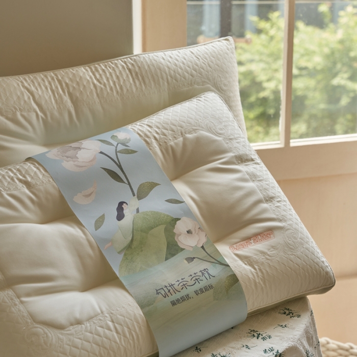 91家纺网 家纺一手货源 找家纺 （总）三味舒屋 2024新款茶茶乳胶款立体枕