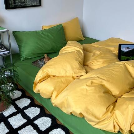 91家纺网 家纺一手货源 找家纺 （总）红馆 2022新款纯棉13070撞色四件套