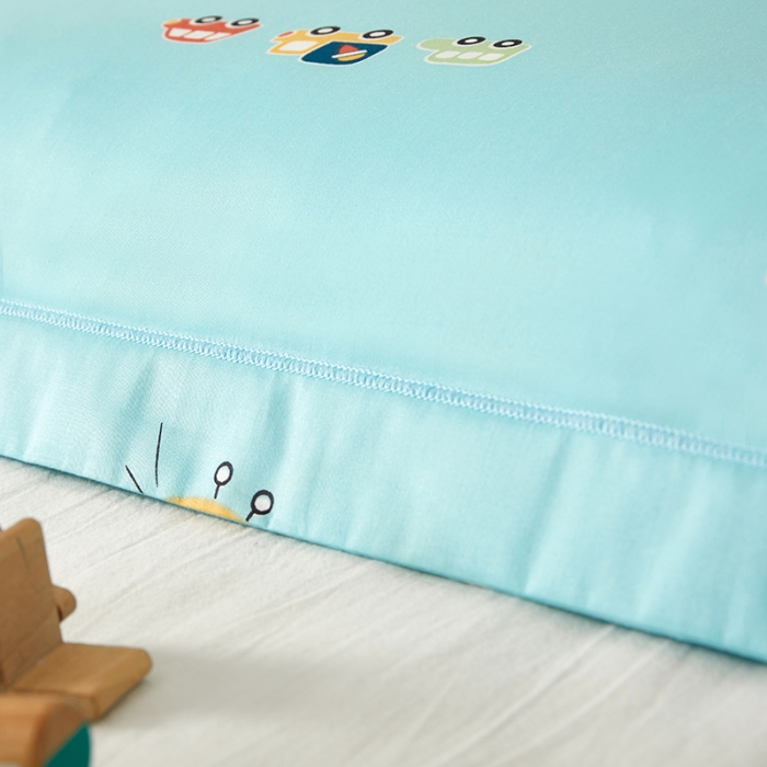 91家纺网 家纺一手货源 找家纺 荷马之梦 2022新款60长绒棉儿童枕套一只装 小恐龙