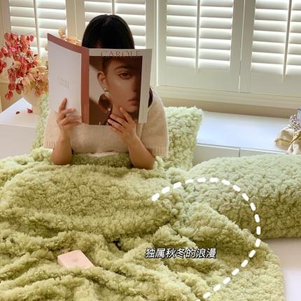 91家纺网 家纺一手货源 找家纺 （总）顾里家纺 2022新款云朵泡芙咩绒毯