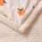 91家纺网 家纺一手货源 找家纺 印季 2023新款三层夹棉印花牛奶绒毛毯 甜橙-贝贝绒