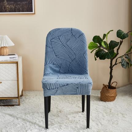 91家纺网 家纺一手货源 找家纺 （总）共鸣 2022新款臻品提花系列椅套-弧形款（新增花色）