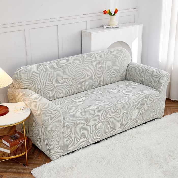 91家纺网 家纺一手货源 找家纺 （总）共鸣 2022新款臻品提花系列双人沙发套（新增花色）