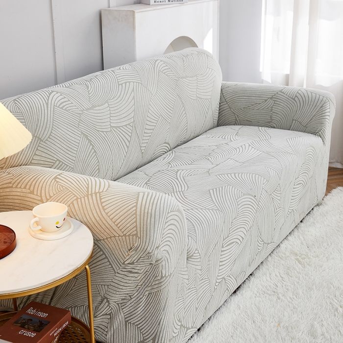 91家纺网 家纺一手货源 找家纺 （总）共鸣 2022新款臻品提花系列双人沙发套（新增花色）