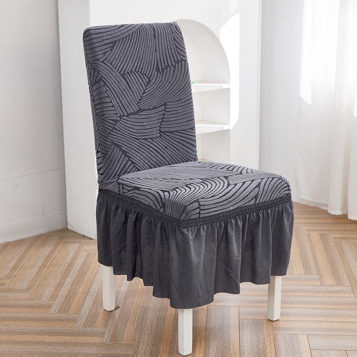 91家纺网 家纺一手货源 找家纺 （总）共鸣 2022新款臻品提花系列椅套-裙摆款（新增花色）