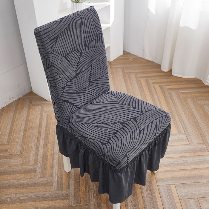 91家纺网 家纺一手货源 找家纺 （总）共鸣 2022新款臻品提花系列椅套-裙摆款（新增花色）