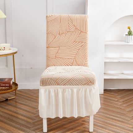 91家纺网 家纺一手货源 找家纺 （总）共鸣 2022新款臻品提花系列椅套-裙摆款（新增花色）