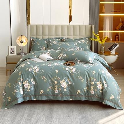 91家纺网 家纺一手货源 找家纺 （总）小时代 2023新款全棉印花床盖四件套