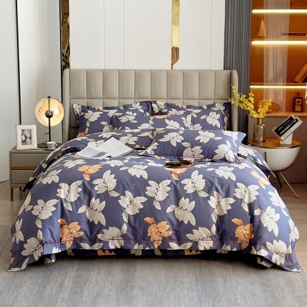 小时代 2022新款全棉印花床盖四件套 晨晓