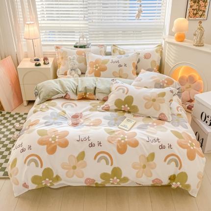 91家纺网 家纺一手货源 找家纺 （总）莱通 2024新款12868印花四件套系列