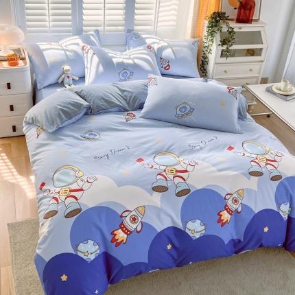 91家纺网 家纺一手货源 找家纺 （总）金鑫汇 2022新款网红直播爆款一字绣工艺款单被套